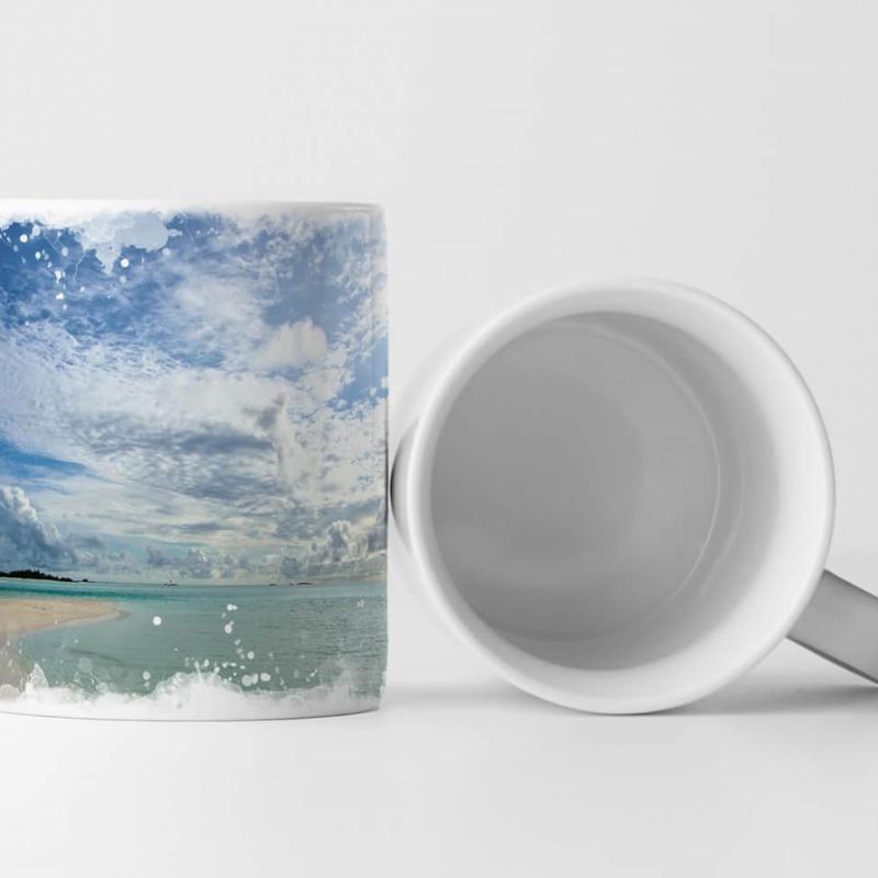 Tasse Geschenk Landschaftsfotografie – Traumhafter Strand in den Malediven