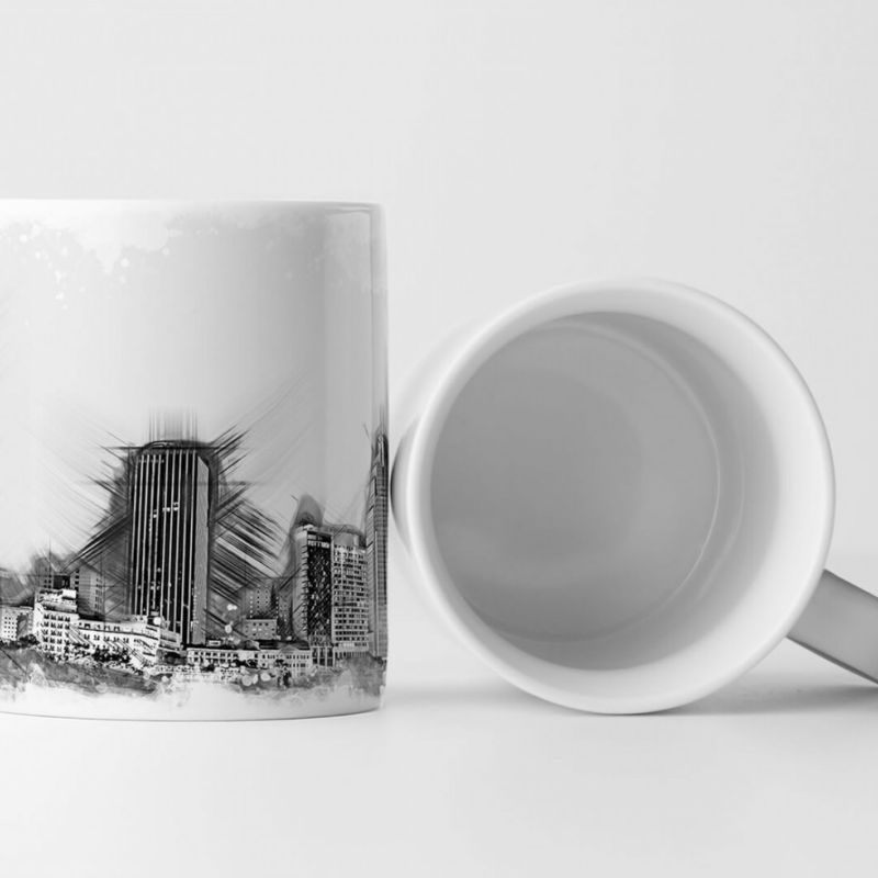 Tasse Geschenk Bild – Abstrakte Ho Chi Minh Skyline Vietnam