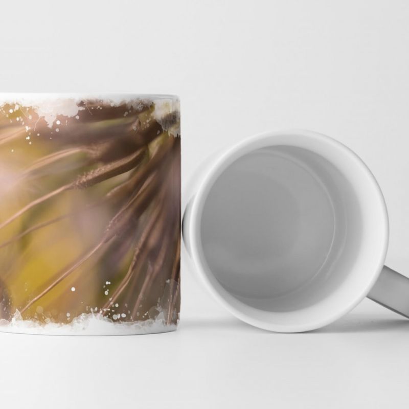 Tasse Geschenk Pusteblumen – Nahaufnahme