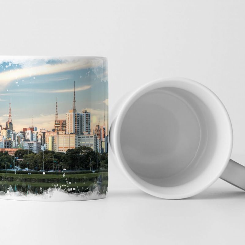 Tasse Geschenk Urbane Fotografie – Parque Ibirapuera Sao Paulo Brasilien