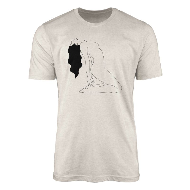 Herren Shirt 100% gekämmte Bio-Baumwolle T-Shirt  Feminin Motiv Nachhaltig Ökomode aus erneuerbaren