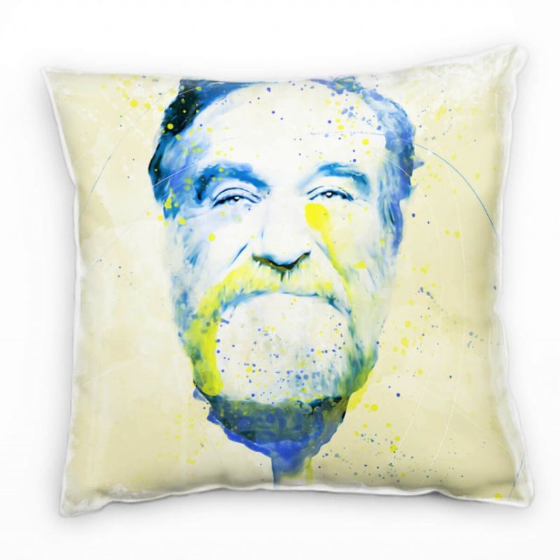 Robin Williams Deko Kissen Bezug 40x40cm für Couch Sofa Lounge Zierkissen