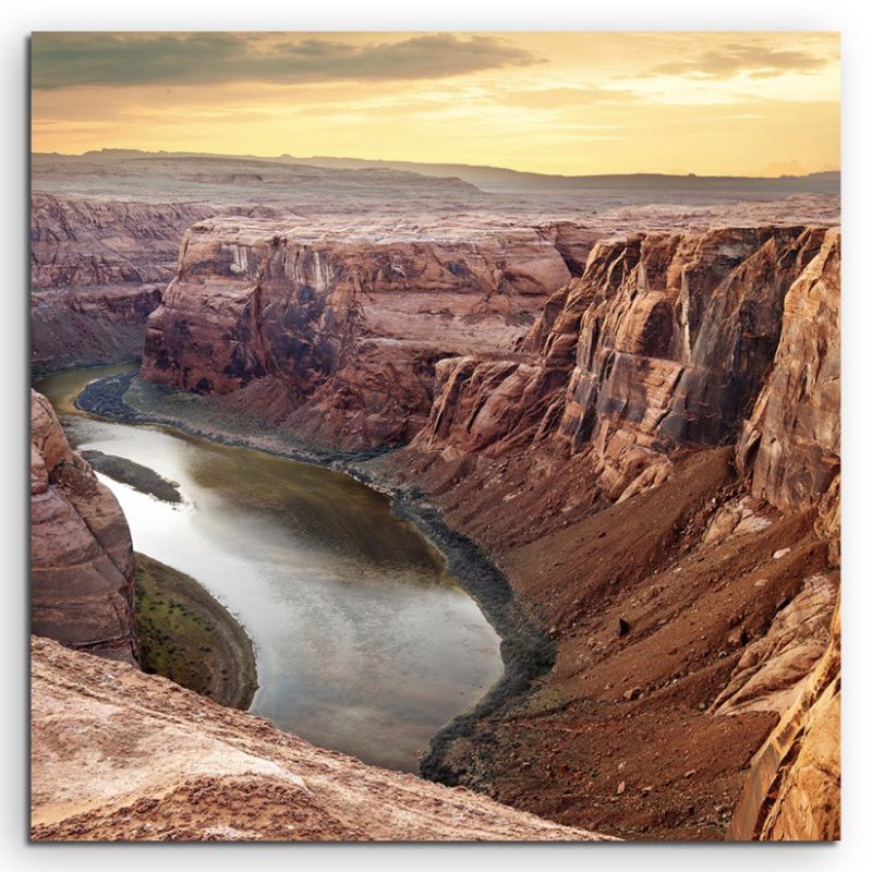 Landschaftsfotografie – Ausblick am Colorado River, USA auf Leinwand