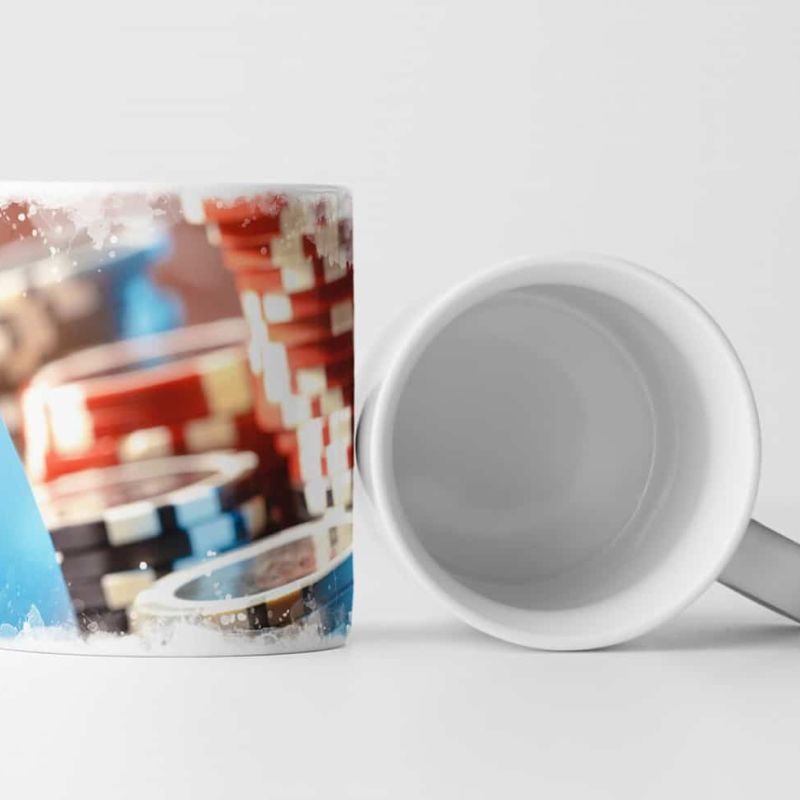 Tasse Geschenk Künstlerische Fotografie – Das Ass im Ärmel