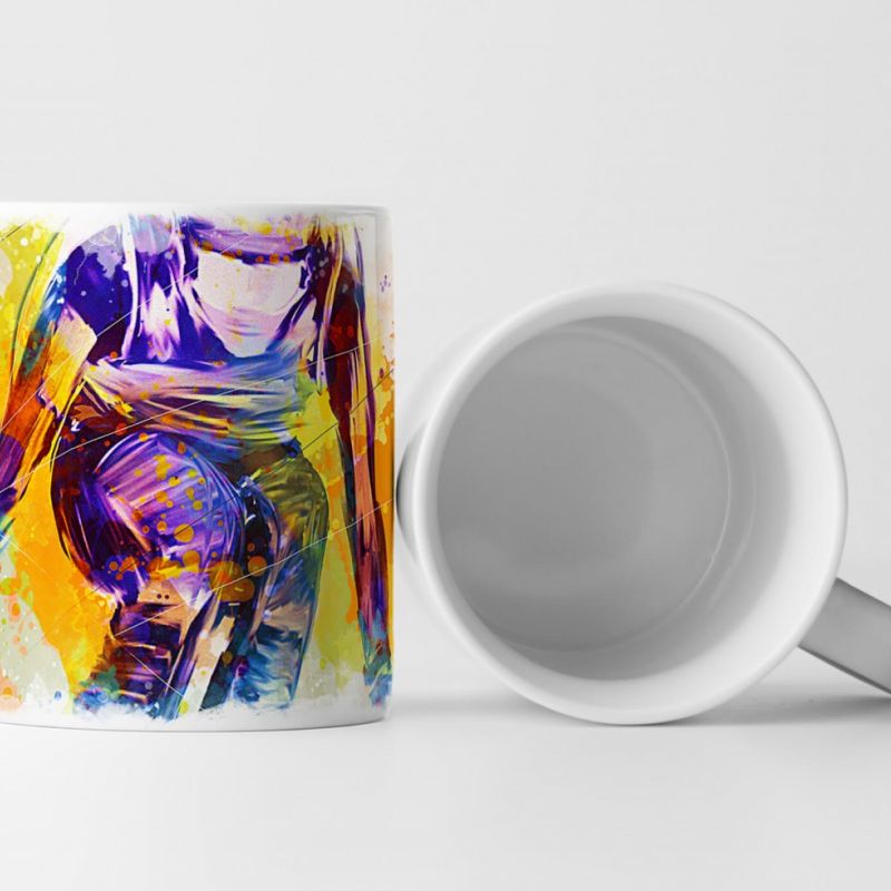 Ski Alpin II Tasse als Geschenk,  Design Sinus Art