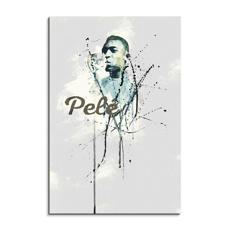 Pele II 90x60cm Keilrahmenbild Kunstbild  Aquarell Art Wandbild auf Leinwand fertig gerahmt Original