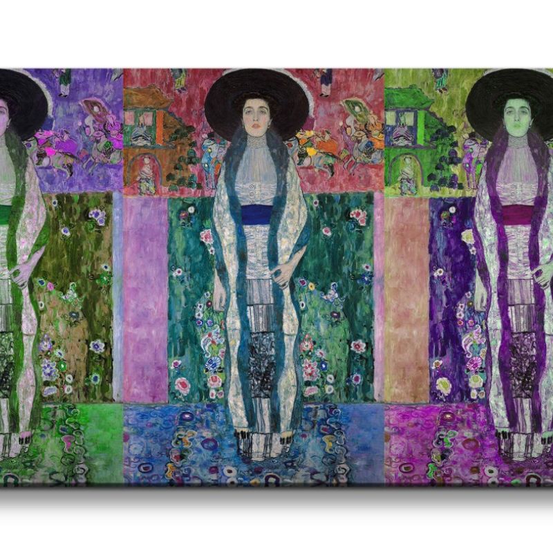 Remaster 120x60cm Gustav Klimt’s Adele Bloch-Bauer Weltberühmt Kult Farbenfroh Vintage