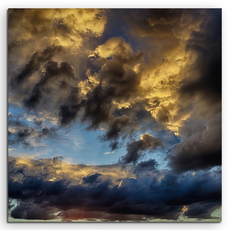 Landschaftsfotografie – Stürmischer Himmel auf Leinwand