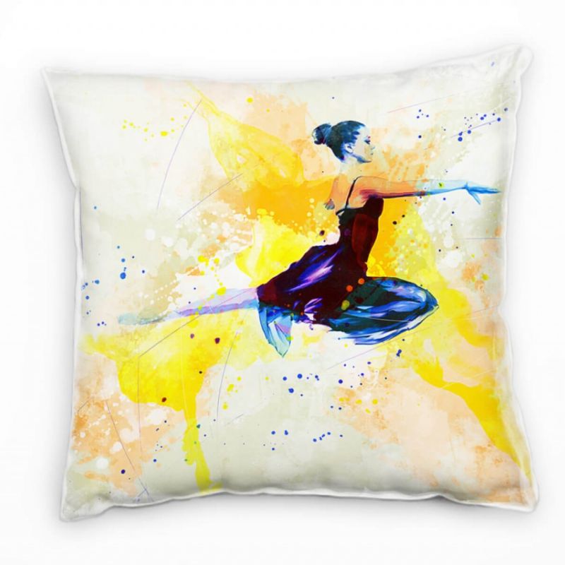 Ballett VII Deko Kissen Bezug 40x40cm für Couch Sofa Lounge Zierkissen