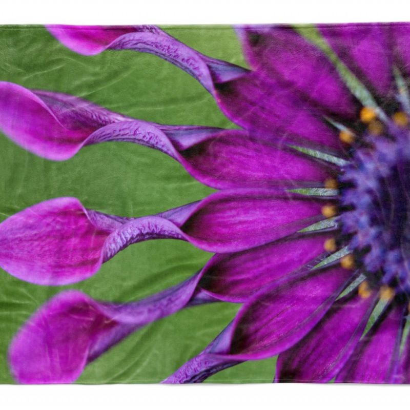 Handtuch Strandhandtuch Saunatuch Kuscheldecke  mit Fotomotiv Schöne Blume Blüte