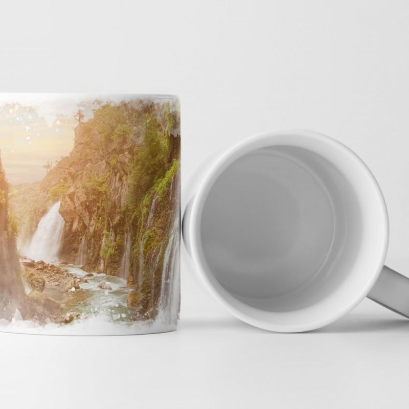 Tasse Geschenk Naturfotografie – Wasserfälle und wunderschöne Landschaften