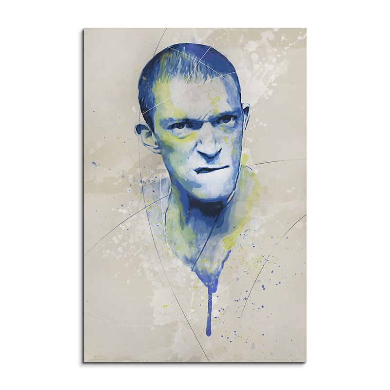 La Haine Vincent-Cassel Aqua 90×60 cm Aquarell Kunstbild