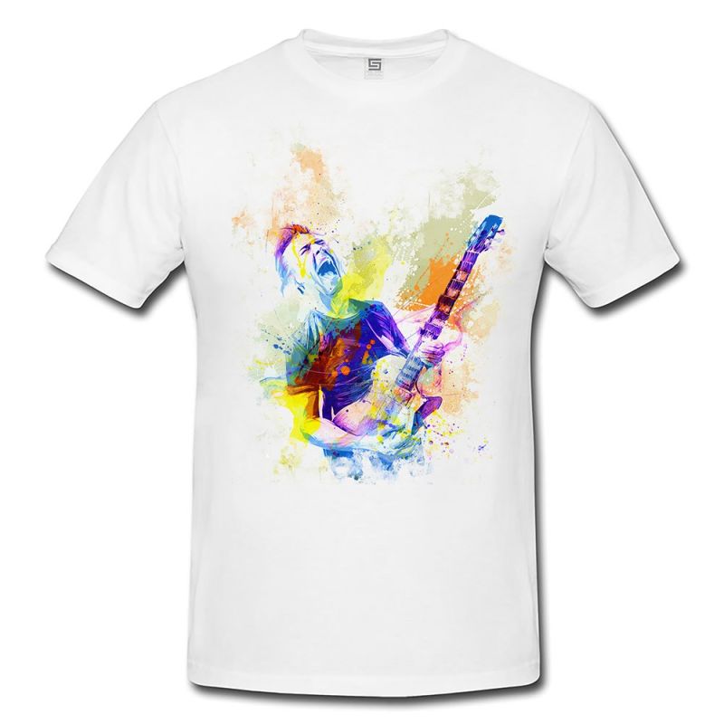 Rockstar IV Herren T- Shirt , Stylisch aus Paul Sinus Aquarell Color