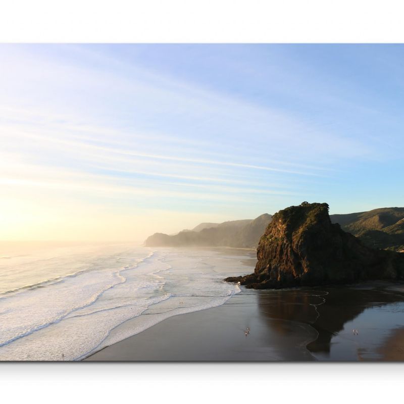 Felsen am Strand  Fotografie – Leinwandbild