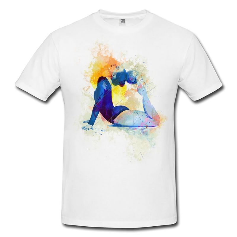 Turnen XIII  Herren und Damen T-Shirt Sport Motiv aus Paul Sinus Aquarell