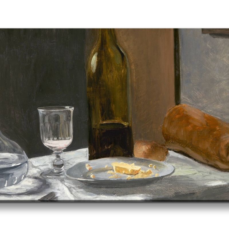 Remaster 120x60cm Claude Monet Impressionismus weltberühmtes Wandbild Still Life with Bottle