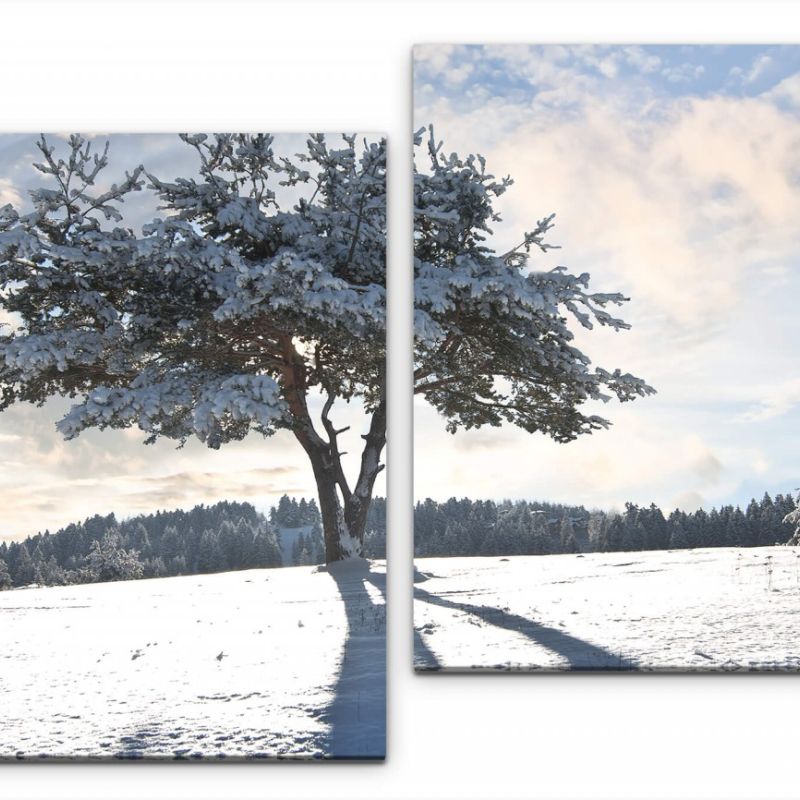 Baum im Winter Wandbild in verschiedenen Größen