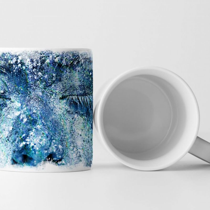 Tasse Geschenk Künstlerische Fotografie – Bild einer Eiskönigin