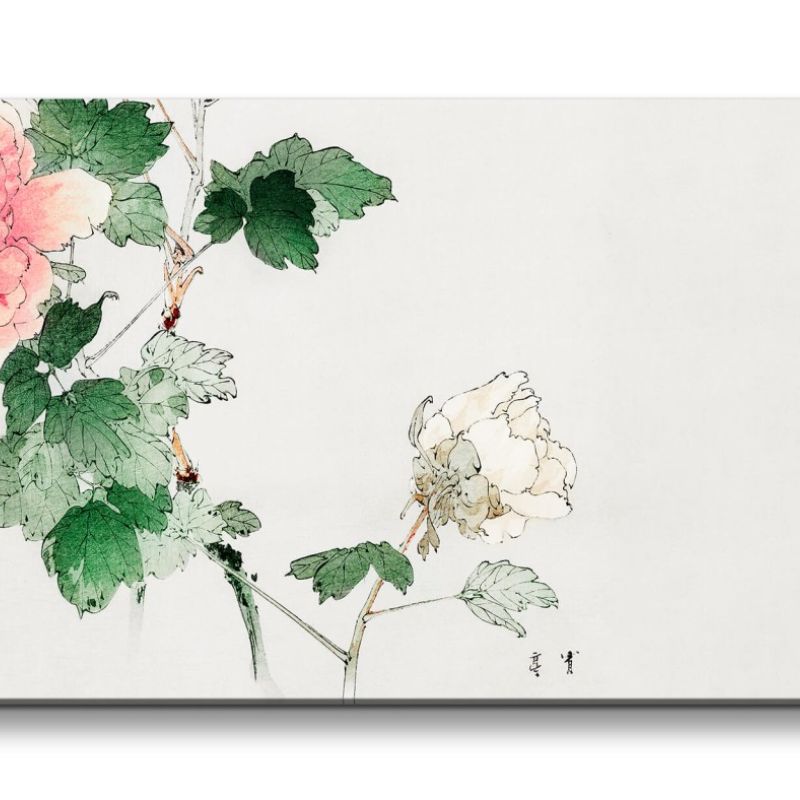 Remaster 120x60cm Traditionelle japanische Kunst Zeitlos Beruhigend Harmonie Blüte Frühling Blume