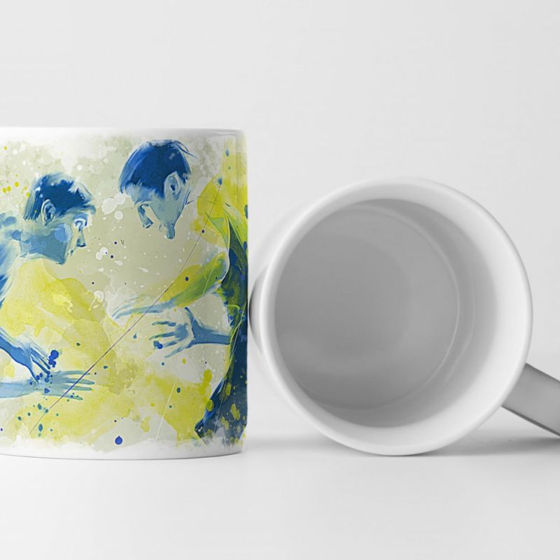 Ringen Tasse als Geschenk,  Design Sinus Art