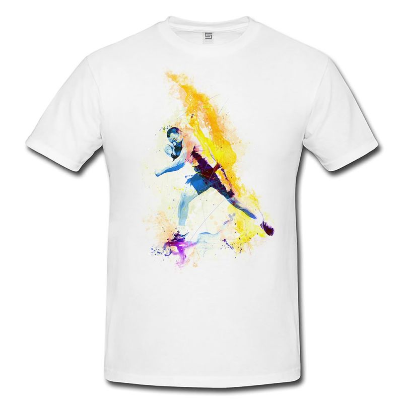 Kugelstossen I  Herren und Damen T-Shirt Sport Motiv aus Paul Sinus Aquarell