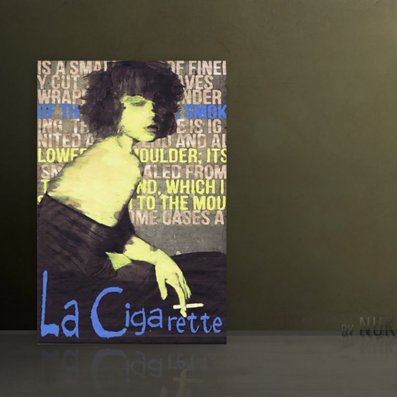 LA CIGARETTE 80x120cm