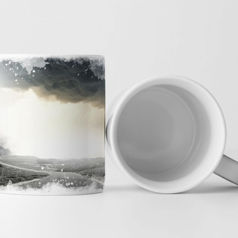 Tasse Geschenk Künstlerische Fotografie – Schwarzer Tornado