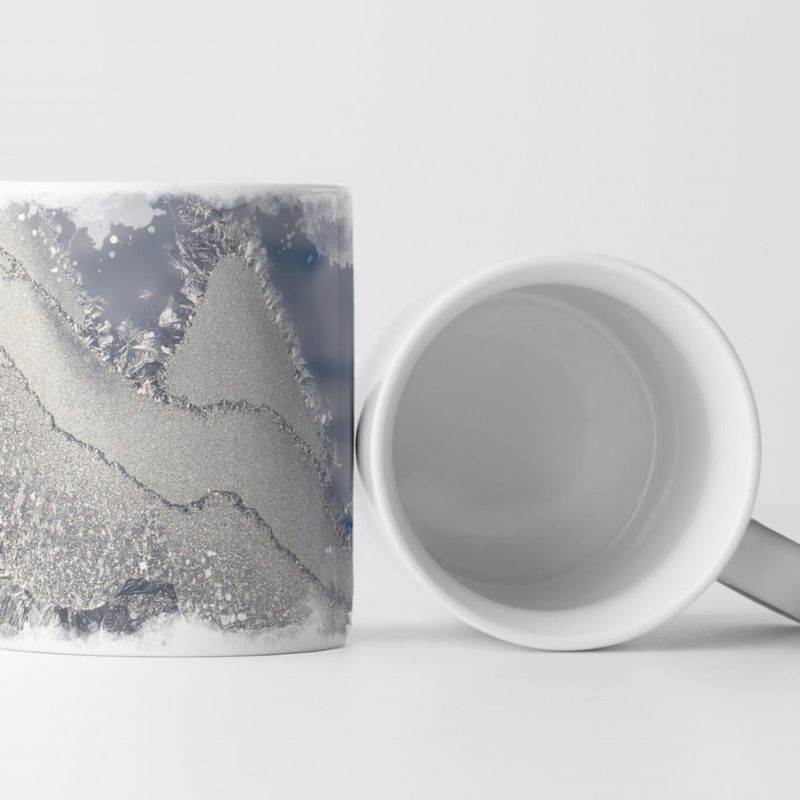 Tasse Geschenk Die Magie des Winters – Frost an der Scheibe