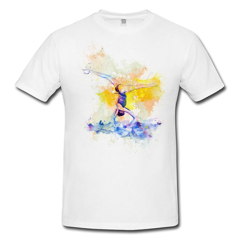 Synchronschwimmen  Herren und Damen T-Shirt Sport Motiv aus Paul Sinus Aquarell