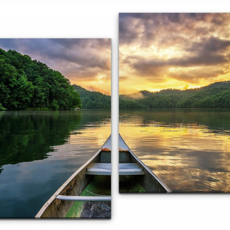 Sommer Sonnenuntergang Wandbild in verschiedenen Größen