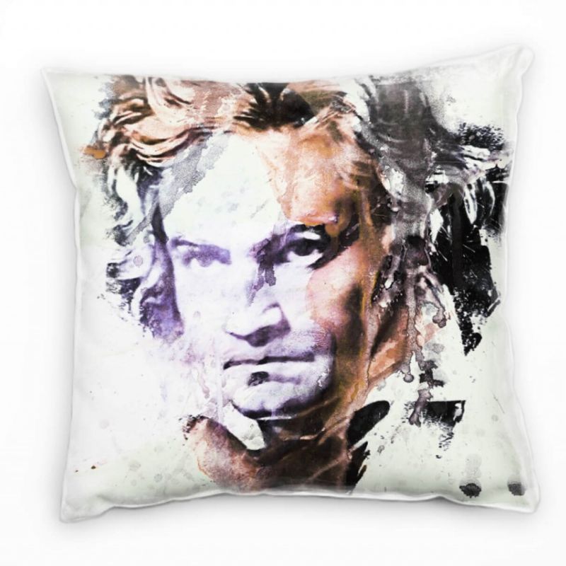 Ludwig van Beethoven I Deko Kissen Bezug 40x40cm für Couch Sofa Lounge Zierkissen