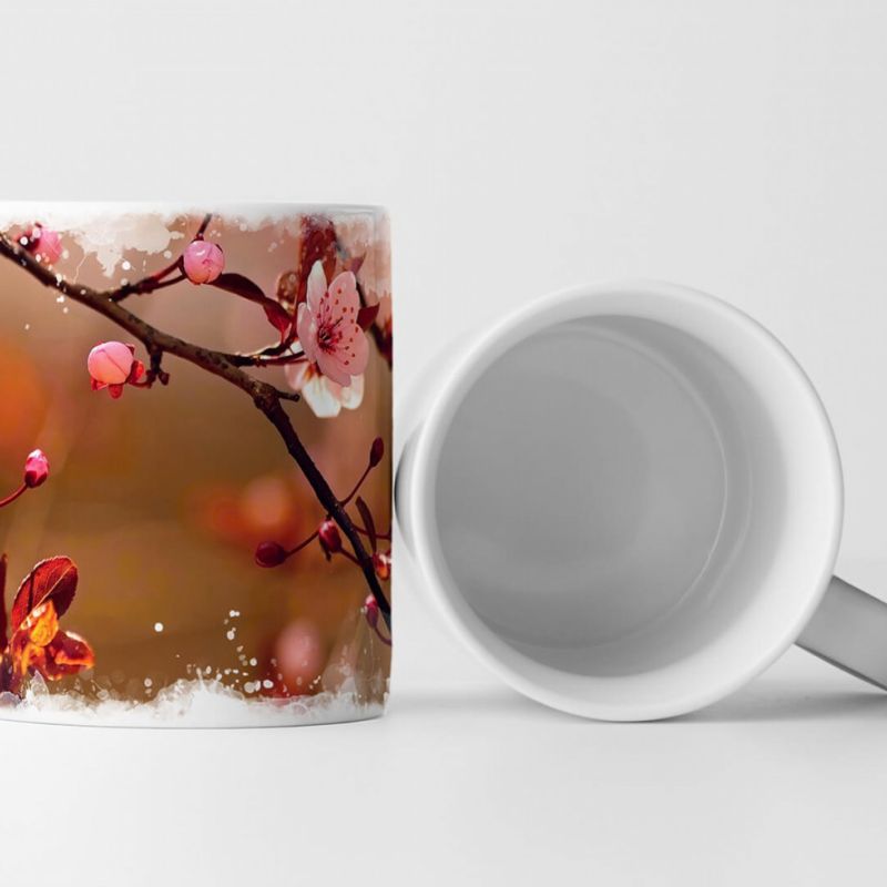 Tasse Geschenk Naturfotografie – Zauberhafte Kirschblüten