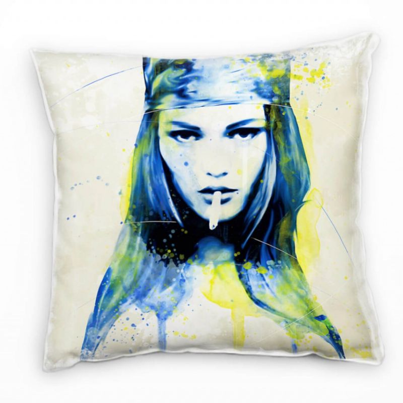 Vanessa Paradis II Deko Kissen Bezug 40x40cm für Couch Sofa Lounge Zierkissen