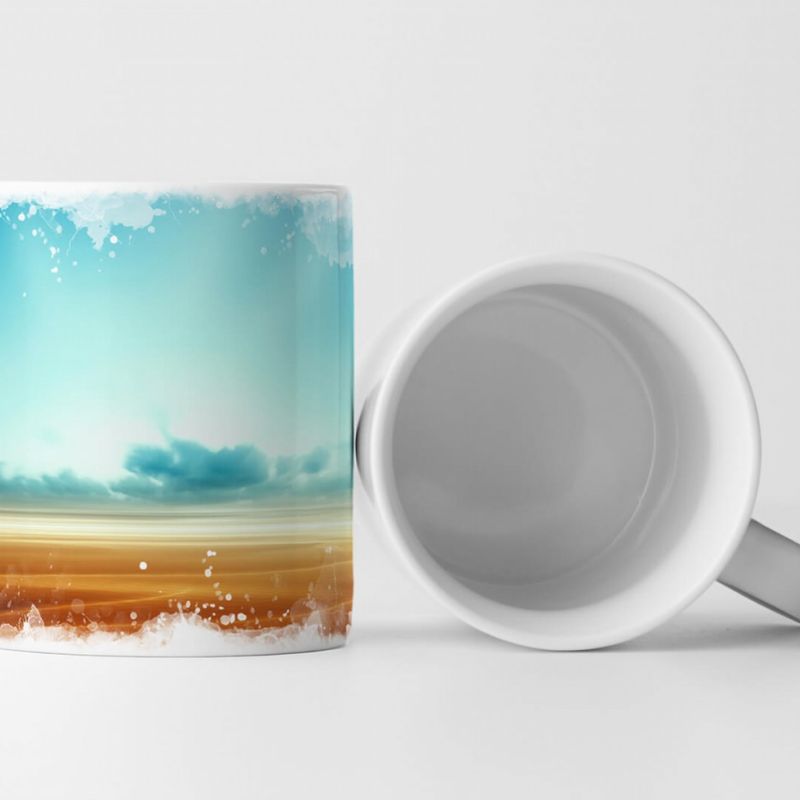 Tasse Geschenk Illustration – Fantastische Marslandschaft