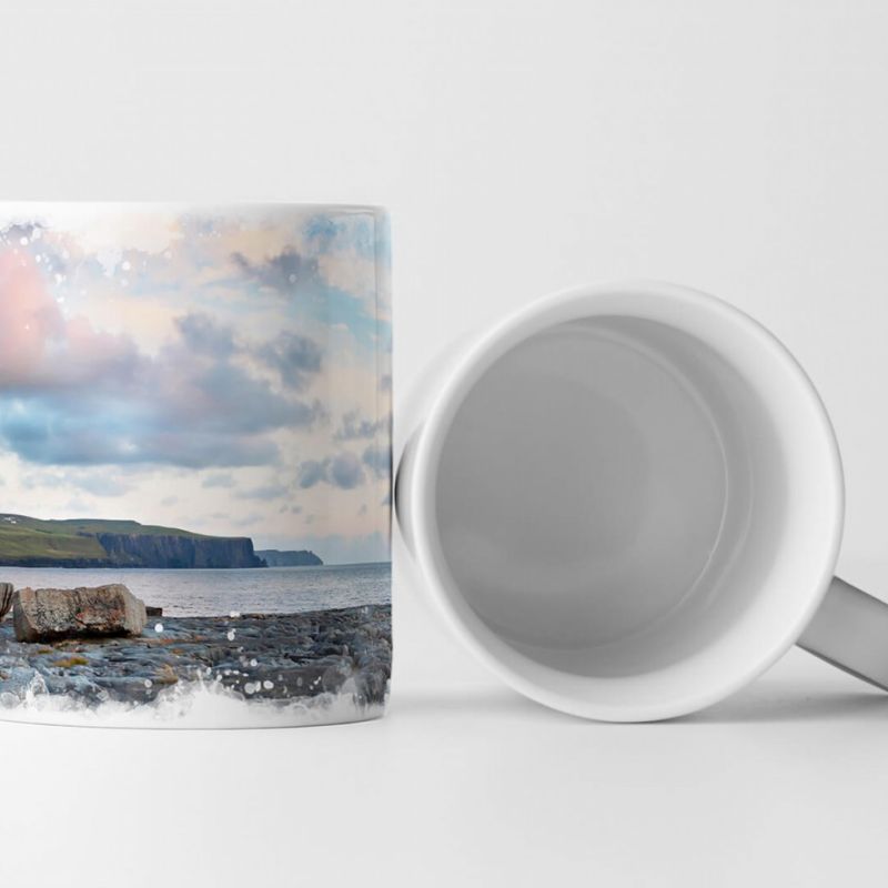 Tasse Geschenk Landschaftsfotografie – Himmel über rauer Landschaft