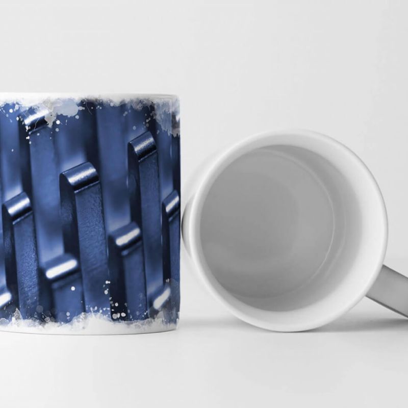 Tasse Geschenk Künstlerische Fotografie – Heizkörper Makroaufnahme