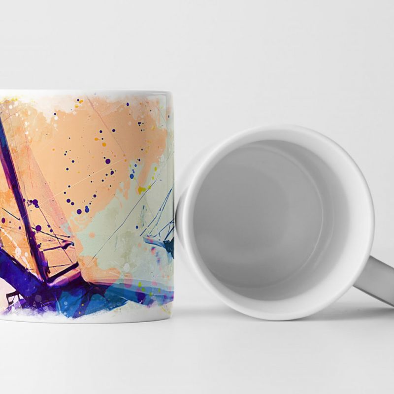 Katamaran Tasse als Geschenk,  Design Sinus Art