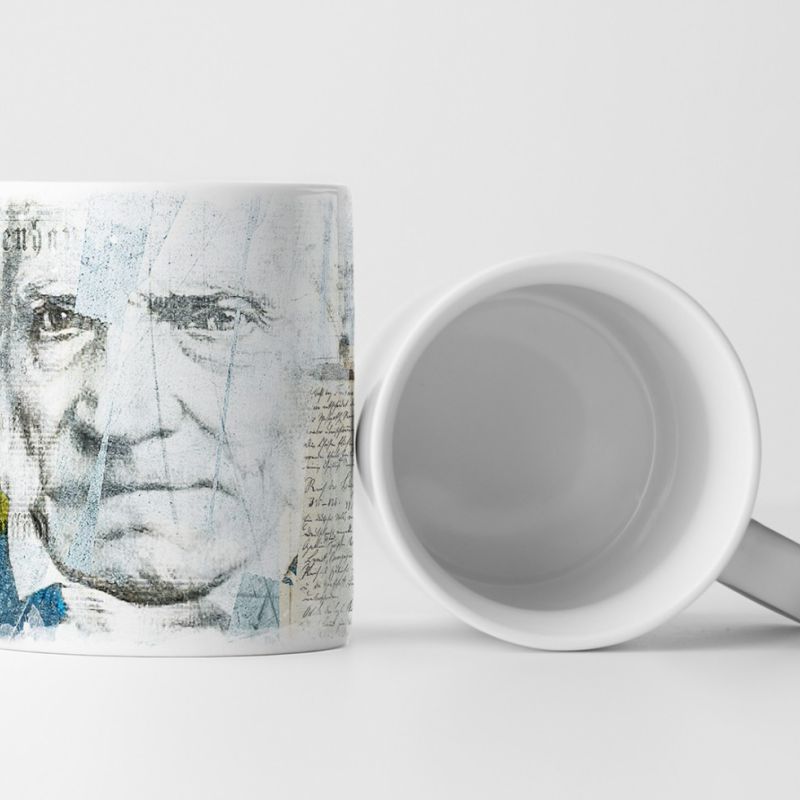 EAU ZONE Designtasse Kunstwerk ARTHUR SCHOPENHAUER