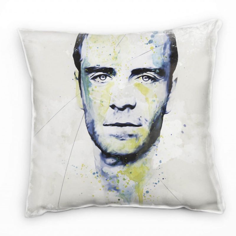 Michael Fassbender Deko Kissen Bezug 40x40cm für Couch Sofa Lounge Zierkissen