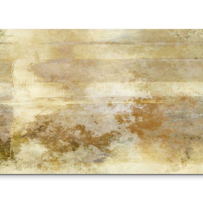 120x80cm Wandbild Malerei Acryl Hintergrund abstrakt beige braun