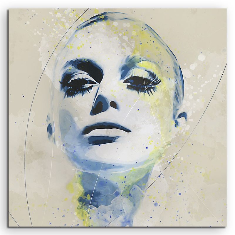 Keira Knightley I Aqua 60x60cm Aqua Art Wandbild