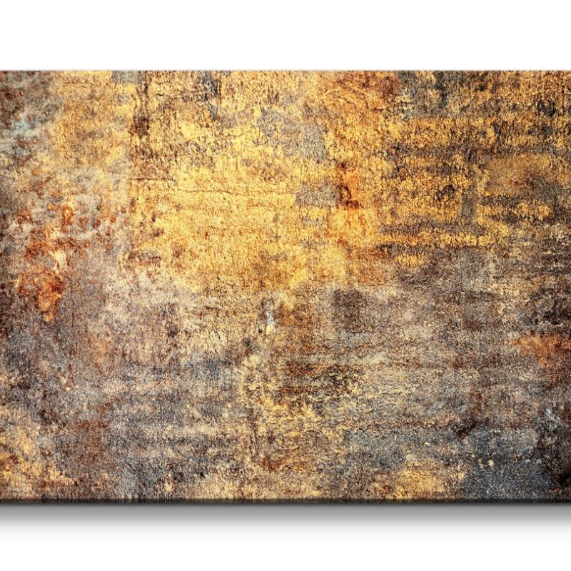 Leinwandbild 120x60cm Metallstruktur Rost Modern Metall Eisen Fotokunst Abstrakt