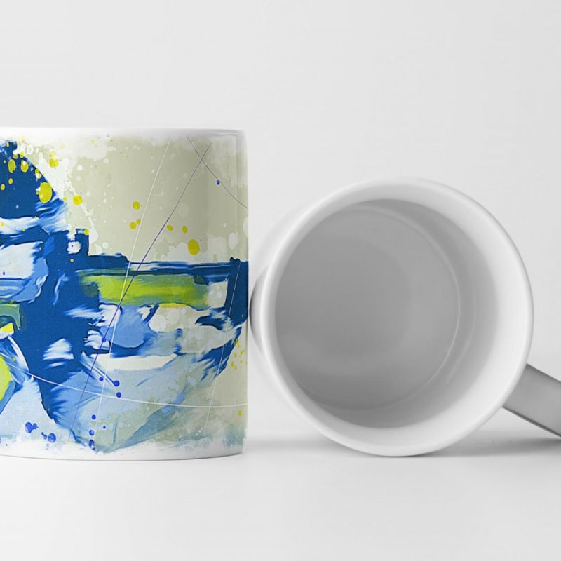 Biathlon IV Tasse als Geschenk,  Design Sinus Art