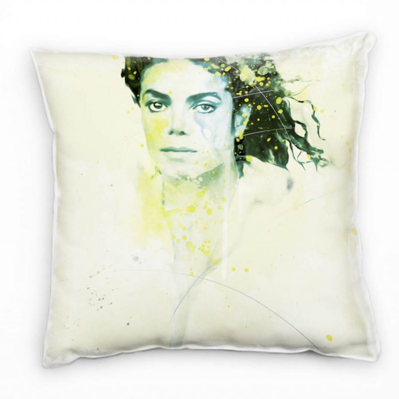 Michael Jackson VI Deko Kissen Bezug 40x40cm für Couch Sofa Lounge Zierkissen