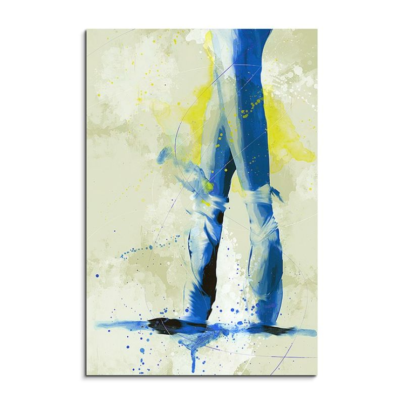 Ballett I 90x60cm SPORTBILDER Paul Sinus Art Splash Art Wandbild Aquarell Art