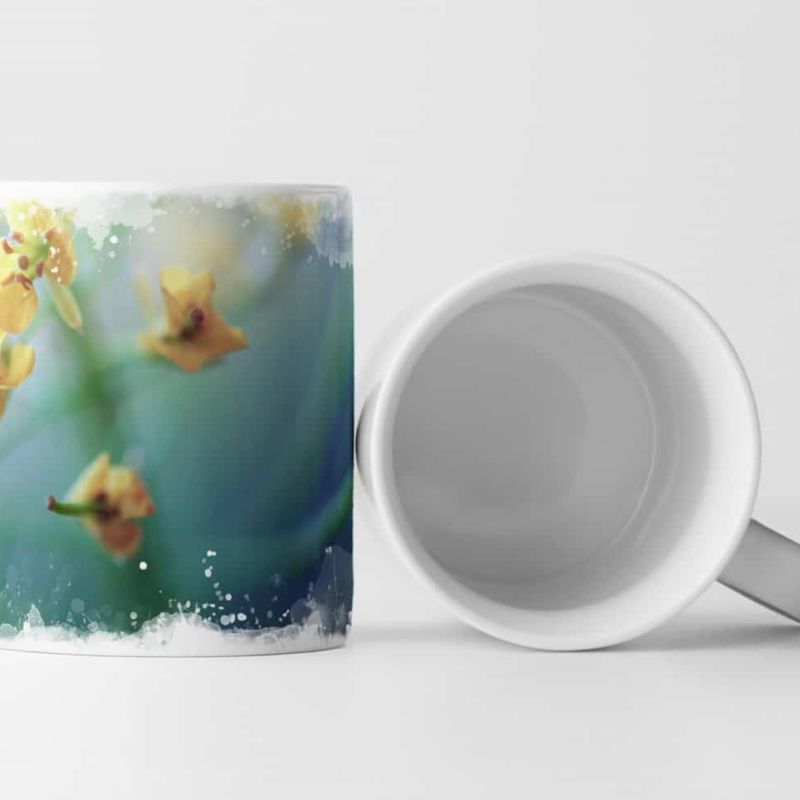 Tasse Geschenk Gelbe Blüten einer Sommerwiese