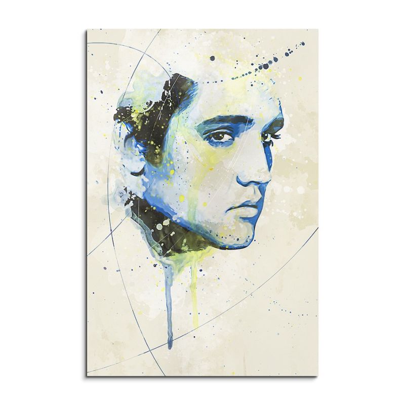 Elvis Presley Aqua 90x60cm Aqua Art Wandbild