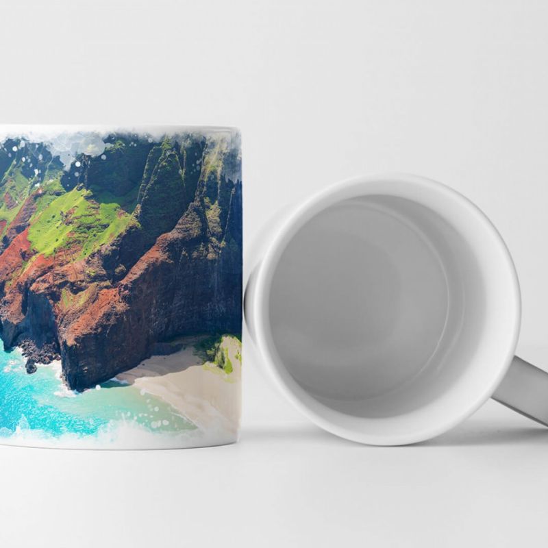 Tasse Geschenk Landschaftsfotografie – Na Pali Küste auf der Kauai Insel Hawaii USA