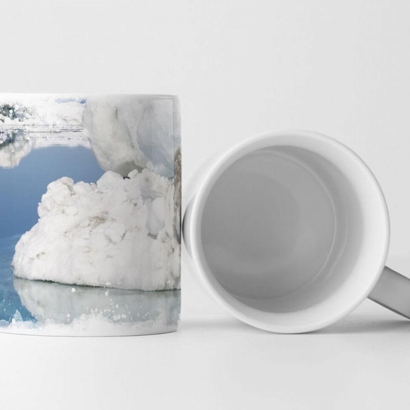 Tasse Geschenk Landschaftsfotografie – Eisberge im sommerlichen Grönland