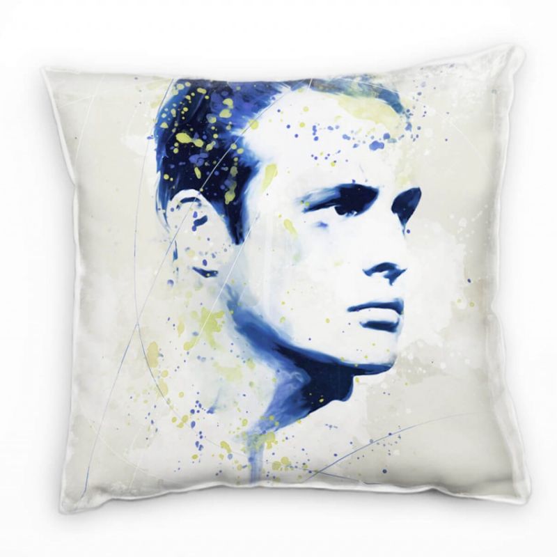 Marlon Brando III Deko Kissen Bezug 40x40cm für Couch Sofa Lounge Zierkissen